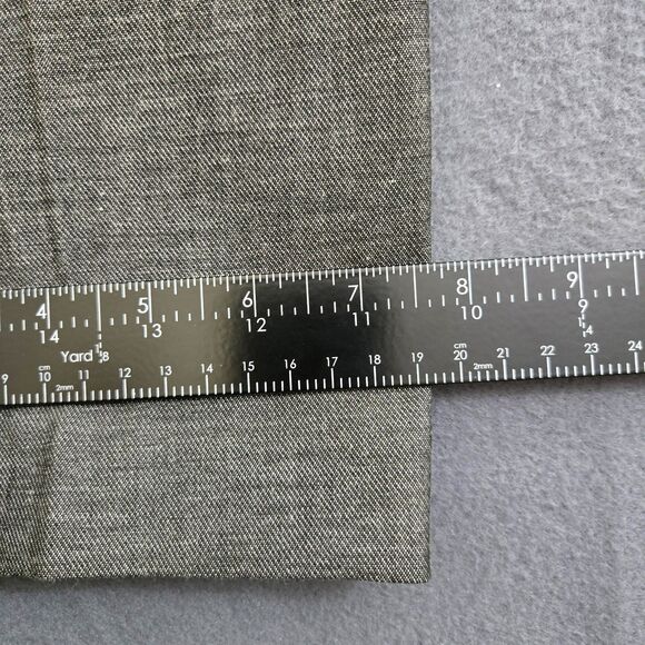 Talbots Women 10 Gray High Waisted Straight Leg Trousers - Picture 10 of 12